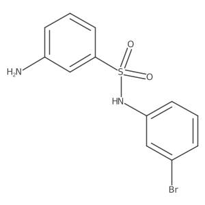 3-Amino-N-(3-bromophenyl)benzenesulfonamide结构式