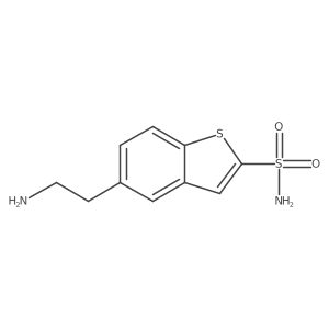 5-(2-Aminoethyl)-1-benzothiophene-2-sulfonamide Structure