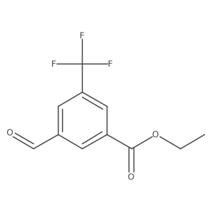 Ethyl 3-formyl-5-(trifluoromethyl)benzoate Structure