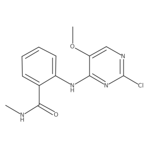 2-((2-Chloro-5-methoxypyrimidin-4-yl)amino)-N-methylbenzamide Structure