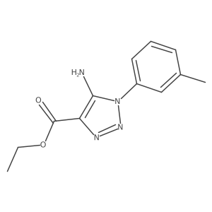ethyl 5-amino-1-(3-methylphenyl)-1H-1,2,3-triazole-4-carboxylate Structure