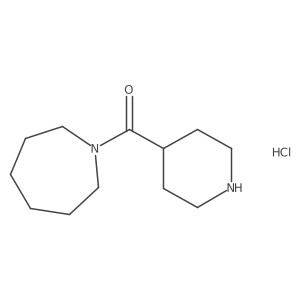1-(Piperidine-4-carbonyl)azepane hydrochloride Structure