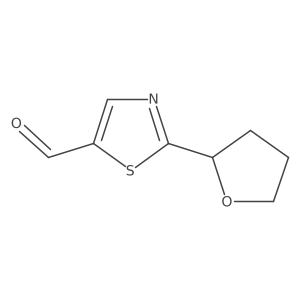2-(Oxolan-2-yl)-1,3-thiazole-5-carbaldehyde Structure