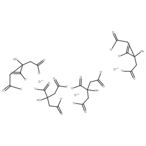 Zirconium citrate Structure