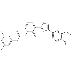 2-(3-(3-(3,4-dimethoxyphenyl)-1,2,4-oxadiazol-5-yl)-2-oxopyridin-1(2H)-yl)-N-(3,5-dimethylphenyl)acetamide Structure