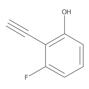 2-Ethynyl-3-fluorophenol Structure