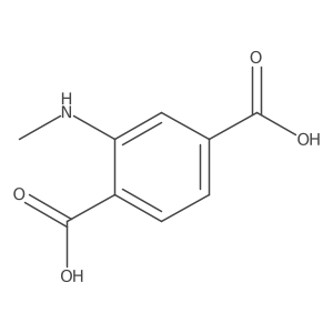 Methylaminoterephtalsaure Structure