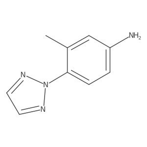 3-Methyl-4-(2H-1,2,3-triazol-2-yl)aniline Structure