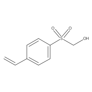 Methanol,1-[(4-ethenylphenyl)sulfonyl]- Structure