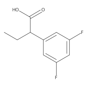2-(3,5-Difluorophenyl)butanoic acid Structure