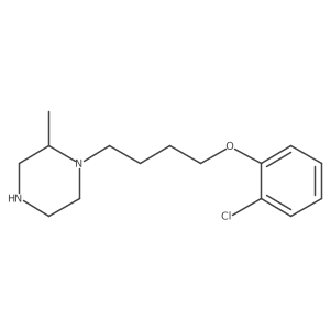 1-[4-(2-Chlorophenoxy)butyl]-2-methylpiperazine结构式