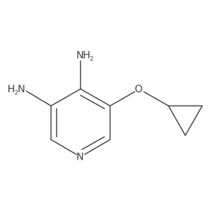 5-Cyclopropoxypyridine-3,4-diamine Structure