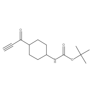 tert-butyl N-[4-(prop-2-ynoyl)cyclohexyl]carbamate Structure