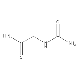 2-[(Aminocarbonyl)amino]ethanethioamide结构式