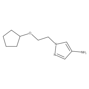 1-[2-(cyclopentyloxy)ethyl]-1H-pyrazol-4-amine Structure