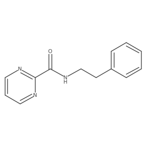 N-phenethylpyrimidine-2-carboxamide结构式