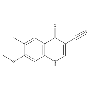 4-Hydroxy-7-methoxy-6-methylquinoline-3-carbonitrile Structure