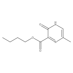 2-Pyrazinecarboxylic acid, 3,4-dihydro-6-methyl-3-oxo-, butyl ester结构式