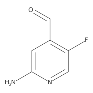 2-Amino-5-fluoroisonicotinaldehyde Structure