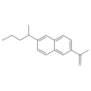 1-[6-[(2-Fluoroethyl)methylamino]-2-naphthalenyl]ethanone结构式