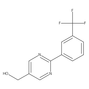 2-(3-(Trifluoromethyl)phenyl)pyrimidine-5-methanol Structure