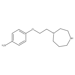 4-(2-(1,4-Diazepan-1-yl)ethoxy)aniline结构式