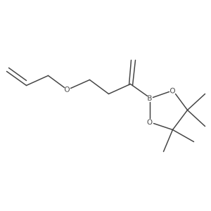 2-(3-Allyloxy-1-methylene-propyl)-4,4,5,5-tetramethyl-1,3,2-dioxaborolane Structure