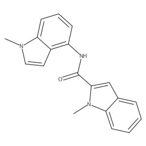 1-methyl-N-(1-methyl-1H-indol-4-yl)-1H-indole-2-carboxamide Structure