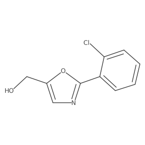 [2-(2-Chlorophenyl)-1,3-oxazol-5-yl]methanol结构式