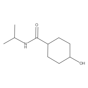 4-hydroxy-N-isopropylcyclohexanecarboxamide结构式