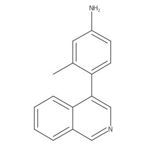 4-Isoquinolin-4-yl-3-methylaniline结构式