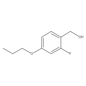 (2-Fluoro-4-propoxyphenyl)methanol Structure