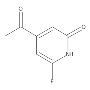1-(2-Fluoro-6-hydroxypyridin-4-YL)ethanone结构式