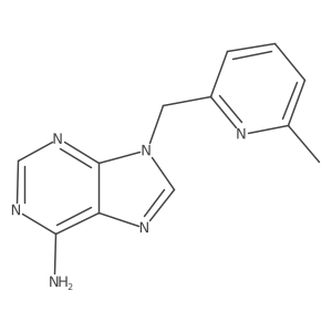 9-((6-Methylpyridin-2-yl)methyl)-9H-purin-6-amine Structure