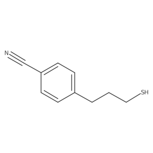 4-(3-Mercaptopropyl)benzonitrile Structure