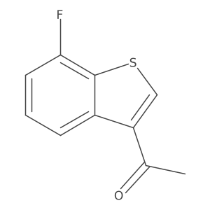 Ethanone, 1-(7-fluorobenzo[b]thien-3-yl)- Structure