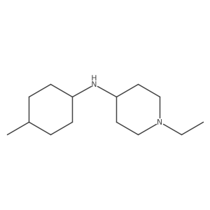 1-ethyl-N-[(1r,4r)-4-methylcyclohexyl]piperidin-4-amine Structure