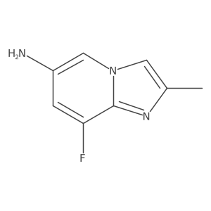 8-Fluoro-2-methylimidazo[1,2-a]pyridin-6-amine Structure