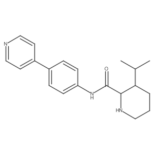 3-isopropyl-N-(4-(pyridin-4-yl)phenyl)piperidine-2-carboxamid Structure