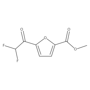 Methyl 5-(2,2-difluoroacetyl)furan-2-carboxylate结构式