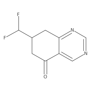 7-(Difluoromethyl)-7,8-dihydroquinazolin-5(6H)-one Structure