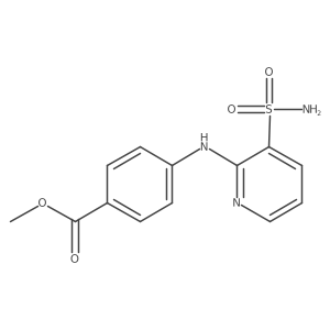 Methyl 4-{[3-(aminosulfonyl)pyridin-2-yl]amino}benzoate Structure