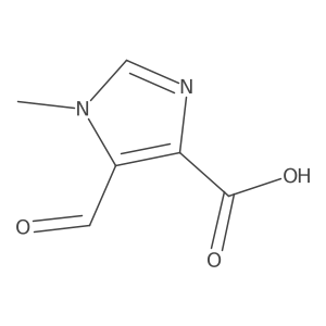 5-formyl-1-methyl-1H-imidazole-4-carboxylic acid Structure