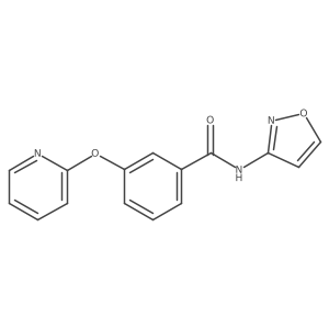 N-(isoxazol-3-yl)-3-(pyridin-2-yloxy)benzamide Structure