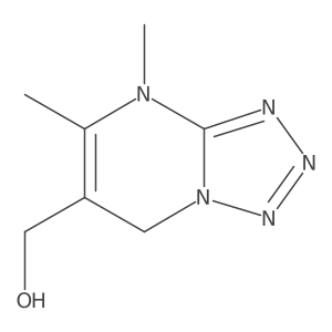 {4,5-dimethyl-4H,7H-[1,2,3,4]tetrazolo[1,5-a]pyrimidin-6-yl}methanol结构式