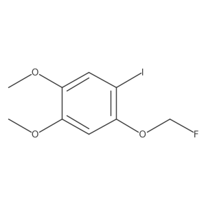 1,2-Dimethoxy-4-iodo-5-(fluoromethoxy)benzene Structure