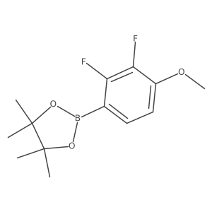 2,3-Difluoro-4-methoxybenzeneboronic acid pinacol ester Structure