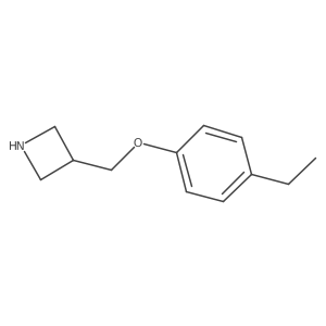 3-((4-Ethylphenoxy)methyl)azetidine Structure