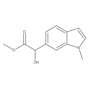methyl 2-hydroxy-2-(1-methyl-1H-indol-6-yl)acetate Structure
