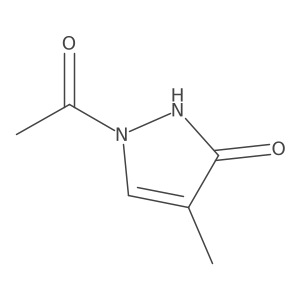1-(3-Hydroxy-4-methyl-pyrazol-1-yl)ethanone结构式